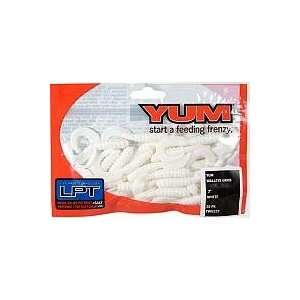  Yum Walleye Grub 3 Fishing Lures White 