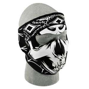   Zan Headgear Lethal Threat Gangster Skull Full Face Mask: Automotive