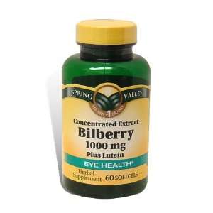  Spring Valley Softgels Bilberry
