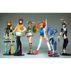  Namco Gals Collection Gashapon Figure Set of 6: Everything 