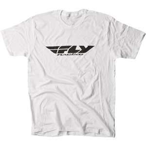   : FLY RACING CORPORATE YOUTH MX OFFROAD T SHIRT WHITE LG: Automotive