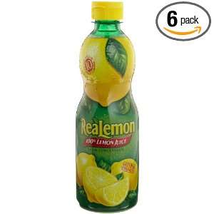 ReaLemon 100% Lemon Juice from Concentrate, 15 Ounce Squeeze Bottles 