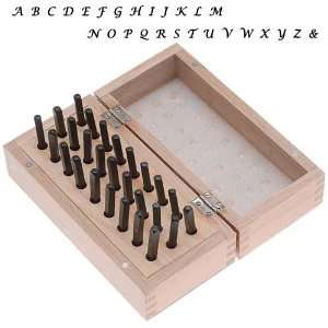  27 Pc Uppercase Lucida Calligraphy Alphabet Letter Punch 