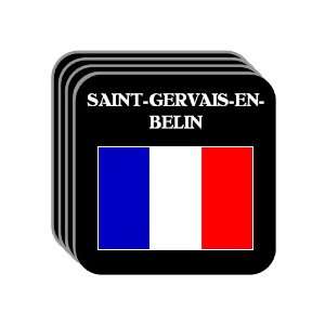  France   SAINT GERVAIS EN BELIN Set of 4 Mini Mousepad 