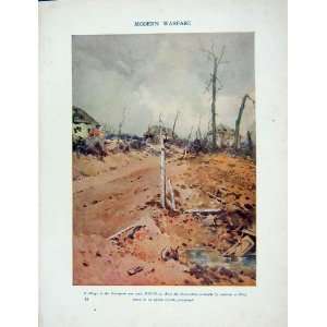  Modern Warfare Village Destruction Colour Print: Home 