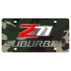 Chevrolet Z71 Suburban License Plate: Automotive