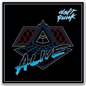  Daft Punk Alive Band Music Car Bumper Decal Sticker 4.5x4 