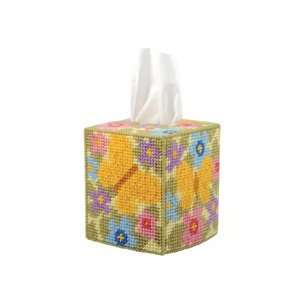  Butterfly Floral Tissue Box Plastic Canvas Kit: Home 