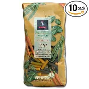 Pagal Ziti, Spinach, Green Bean & Carrots, 16 Ounce Packages (Pack of 