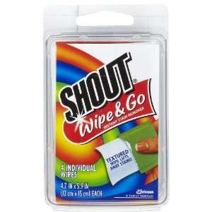  Shout Stain Remover Wipes, Travel Size 4 ct. Health 