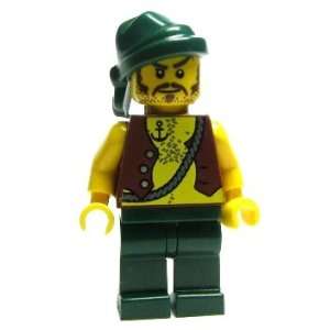   Pirate (Tattoo, Green Bandana)   LEGO Pirates Minifigure: Toys & Games