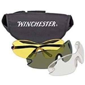  Silencio Winchester Glasses w/Smoke/Yellow/Clear Lens 