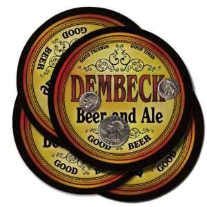 Dembeck Beer and Ale Coaster Set:  Kitchen & Dining