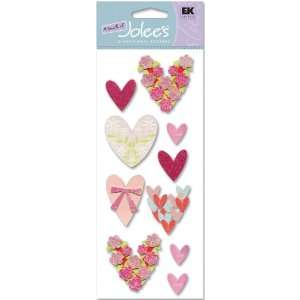 A Touch of Jolees Dimensional Stickers   Loving Hearts 