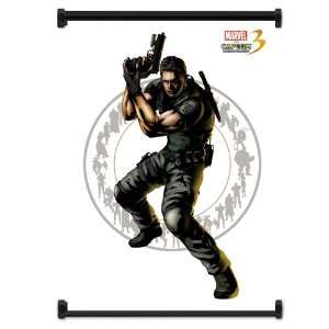Marvel vs. Capcom 3 Fate of Two Worlds Game Chris Redfield Fabric 