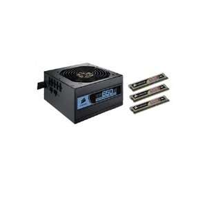  Corsair HX650W Power Supply Bundle Electronics