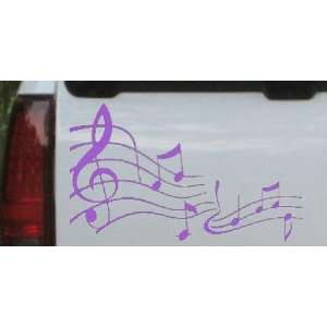 Purple 16in X 26.7in    Music Scales Car Window Wall Laptop Decal 