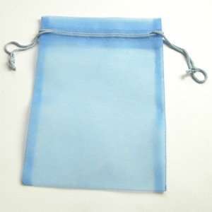    Large Blue Organza Bags for Gifts and Favours: Toys & Games