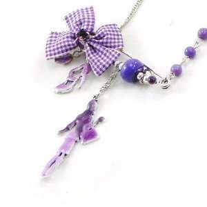 Collier creator Emilie purple.: Jewelry