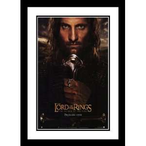 Lord of the Rings: King 32x45 Framed and Double Matted Movie Poster 