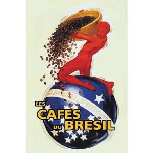 Coffees of Brazil by Unknown 12x18:  Grocery & Gourmet Food