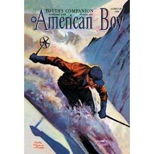  Vintage Art American Boy, February 1939   08085 x