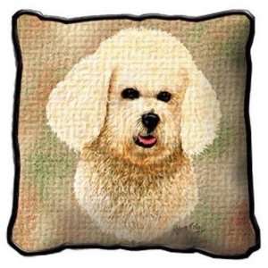 Bichon Frise Tapestry Throw Pillow: Home & Kitchen