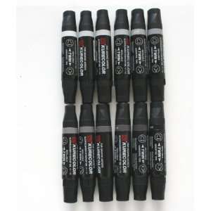   Zig Kurecolor KC1100 Twin Marker Pen Set Cool Greys: Office Products