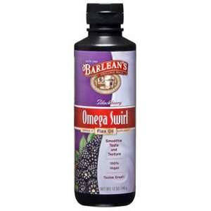  Barleans Organic Oils   Blackberry Omega Swirl Flax Oil 