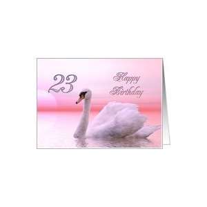  Pink swan card for a 23 year old Card: Toys & Games