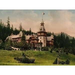   Pelesch (i.e. Peles) Castle Sinaia Roumania 24 X 18 