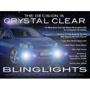  2012 2013 Chevrolet Chevy Lova 4,300K White LED Fog Lamps 