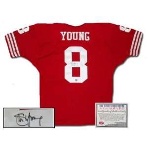  Steve Young San Francisco 49ers NFL Hand Signed Authentic 