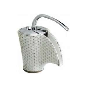   Ceramic Faucet w/Silkweave Design K 11010 VT 0 White: Home Improvement