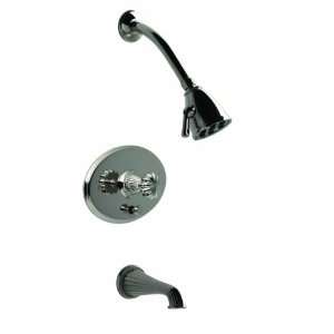   Monarch Single Handle Tub and Shower Valve Trim Only with Fluted Mus