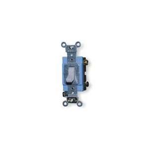 LEVITON 1203 2GY Wall Switch,3 Way,15 A,Gray,Industrial 