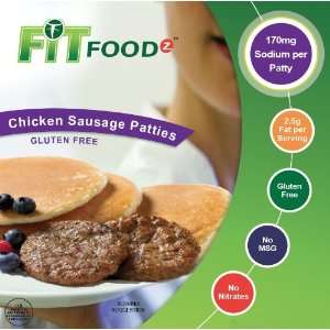 Chicken Sausage Breakfast Patties   128 1.5 oz. Frozen Patties   Free 