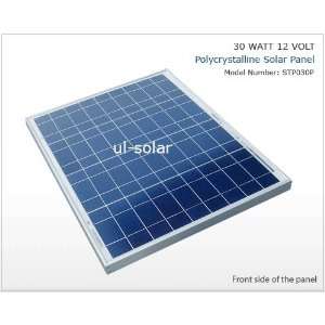  30 Watt Solar Panel 12v Polycrystalline PV: Home 
