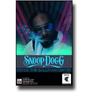   Snoop Dogg Poster   Concert Flyer   Doggumentary Tour