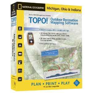   USGS Topographic Maps (Michigan, Ohio, and Indiana) GPS & Navigation