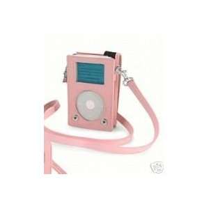    Lunt Silversmiths Pink Leather iPod Video Case 