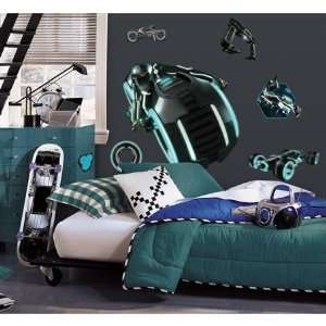  Tron Light Cycle Peel & Stick Giant Wall Decal: Everything 