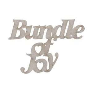  Die Cut Grey Chipboard Word Bundle Of Joy Electronics