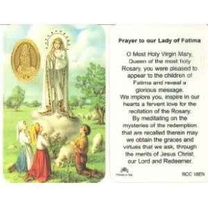  Our Lady of Fatima Prayer Card (RCC 18E): Everything Else