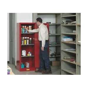  Safety Cabinet,slimline,22 Gal,red   JUSTRITE