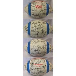  1972 Miami Dolphins Autographed Team Football: Sports 