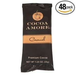 Cocoa Amore Caramel Single Serve Packets, 1.25 Ounce (Pack of 48 