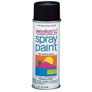   16 Oz. Cherry Red Weekend Spray Paint Inter 6 Can(s): Home Improvement