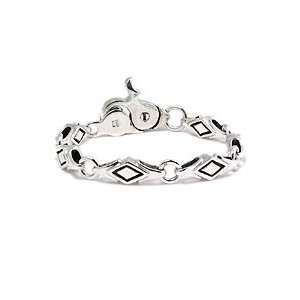 WTS Long Diamond Link Bracelet (length: 9): Jewelry