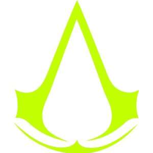  Assassins Creed logo Sticker Decal Peel and Stick Green 
